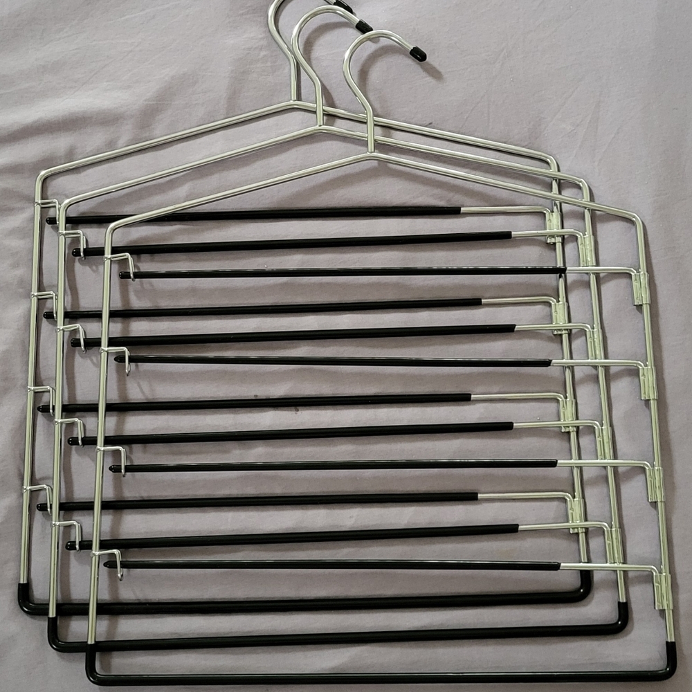 3 Pack Space Saving Pant Hangers